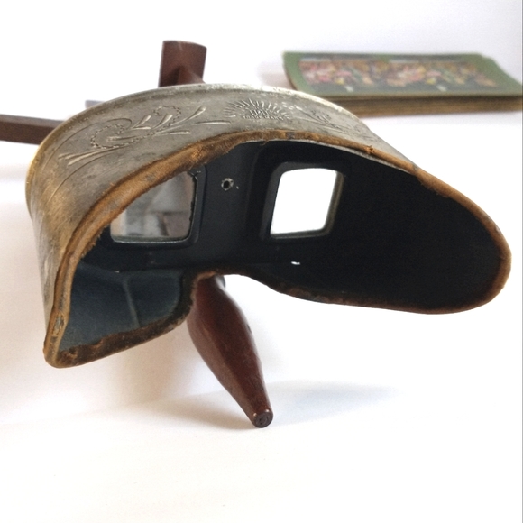 Stereoscope 1901 Antique Underwood and Underwood, with 17 Photo Cards - Picture 6 of 16